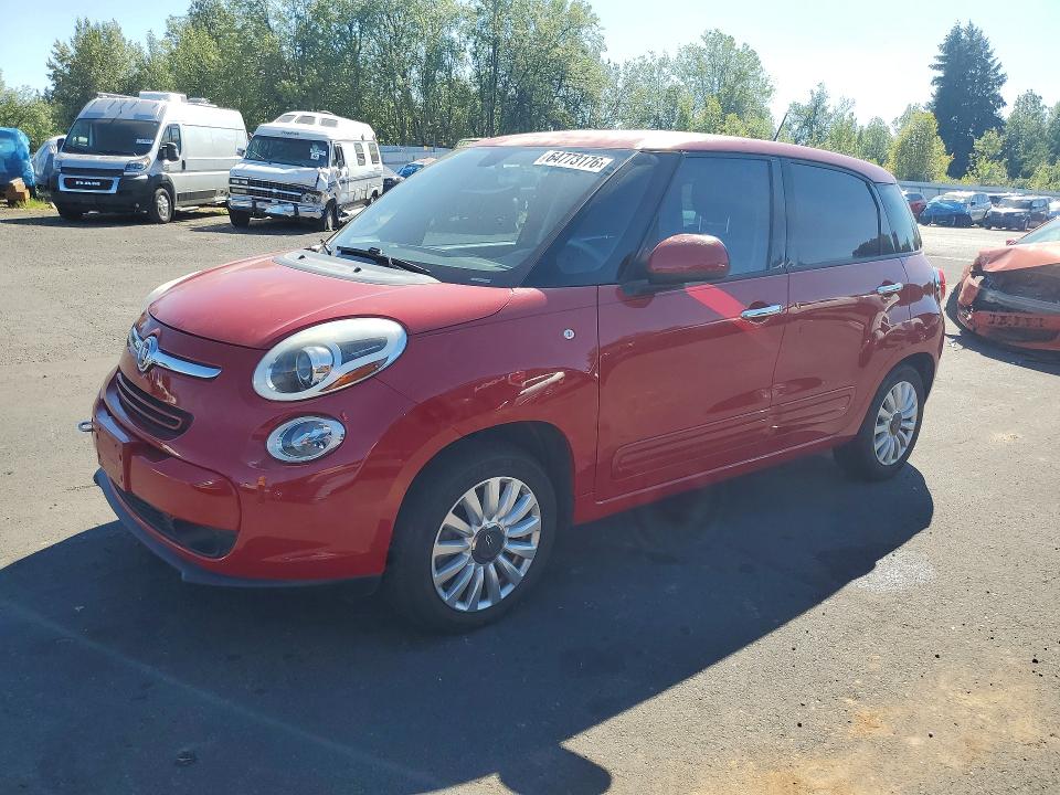 2014 Fiat 500l VIN ZFBCFABH0EZ002129 COPART salvage auction — MECHANICAL, Or - Certificate Of Title, sold $375 on 2026-08-17 (photo 1)
