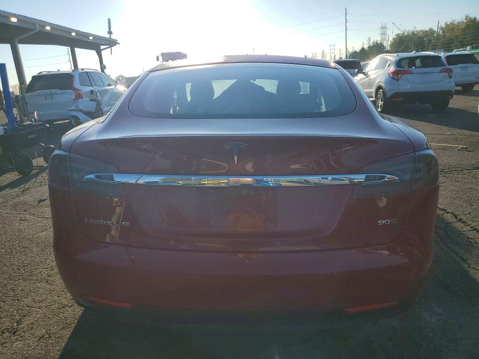 2016 Tesla Model s VIN 5YJSA1E21GF175598 COPART salvage auction — FRONT END, CO - PUBLIC - SALVAGE TITLE, sold $5,200 on 2026-08-27 (photo 6)