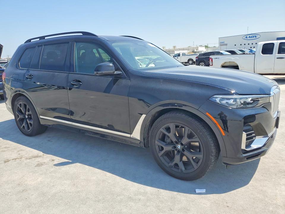 2022 BMW X7 VIN 5UXCW2C02N9J14750 COPART salvage auction — WATER/FLOOD, Ok - Cert Of Title-Salvage Flood, sold $22,300 on 2026-08-26 (photo 4)