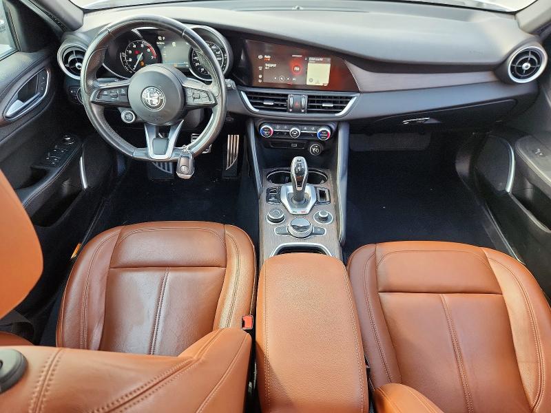 2022 Alfa romeo Giulia VIN ZARFANBN8N7654990 COPART salvage auction — FRONT END, Tx - Salvage Vehicle Title, sold $4,150 on 2026-08-27 (photo 8)