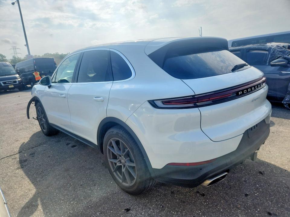 2024 Porsche Cayenne VIN WP1AA2AYXRDA01761 COPART salvage auction — FRONT END, NJ - CERT OF TITLE-SALVAGE, sold $29,750 on 2026-09-15 (photo 2)