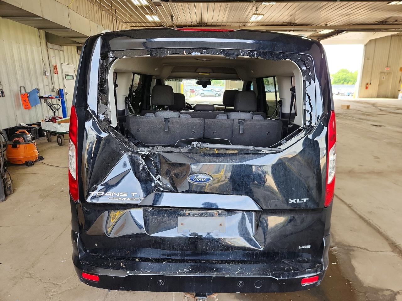 2018 Ford Transit Connect VIN NM0GE9F71J1353932 COPART salvage auction — Rear End, Ct - Clean Title, sold $2,500 on 2026-09-21 (photo 6)
