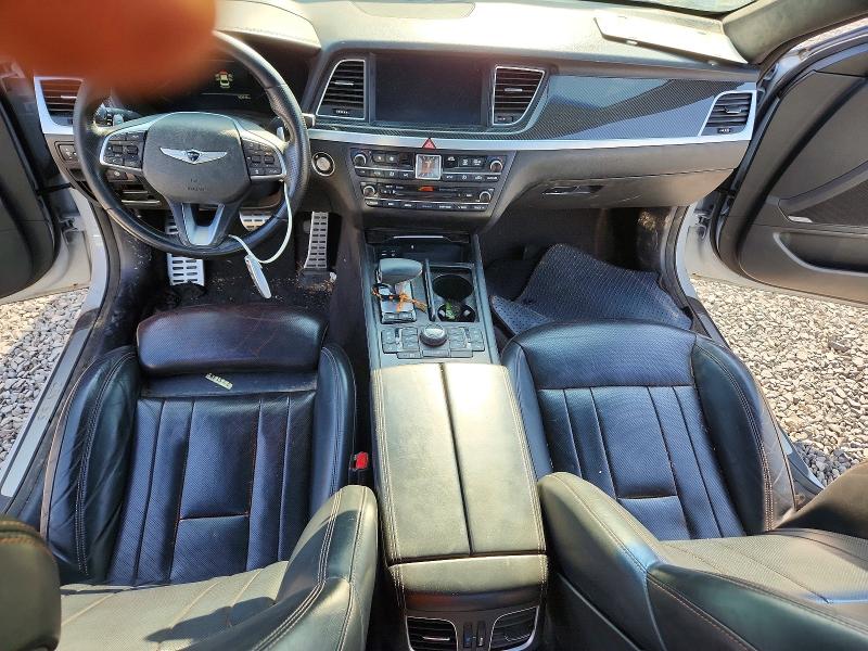 2019 Genesis G80 VIN KMHGN4JB9KU287336 COPART salvage auction — REAR END, Wv - Certificate Of Title (P), sold $8,000 on 2026-09-10 (photo 8)