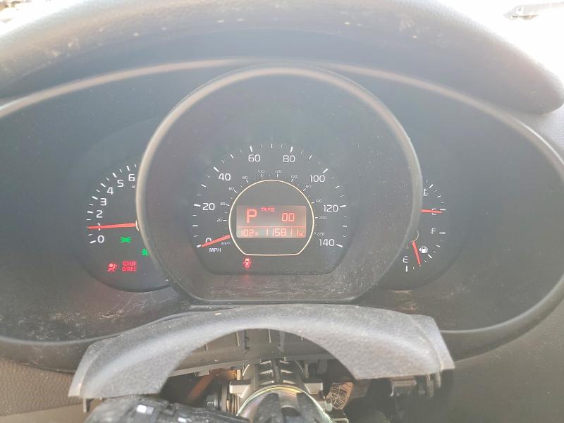 2016 Kia Soul VIN KNDJP3A58G7238966 COPART salvage auction — FRONT END, Tx - Salvage Vehicle Title, sold $525 on 2026-08-28 (photo 9)