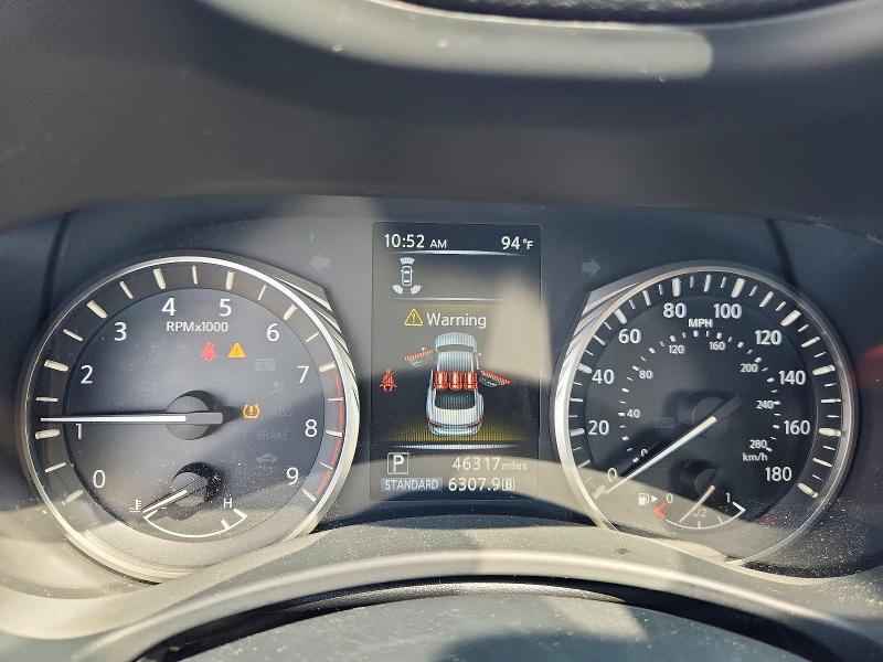 2023 Infiniti Q50 VIN JN1EV7BPXPM512641 COPART salvage auction — HAIL, Tx - Certificate Of Title, sold $13,500 on 2026-08-24 (photo 9)