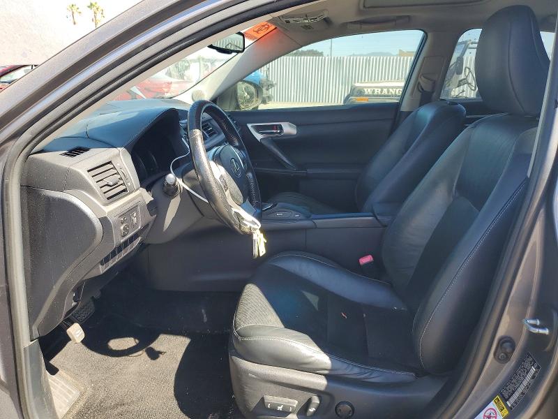 2012 Lexus Ct VIN JTHKD5BH2C2081295 COPART salvage auction — REAR END, Ca - Salvage Certificate, sold $1,750 on 2026-09-08 (photo 7)