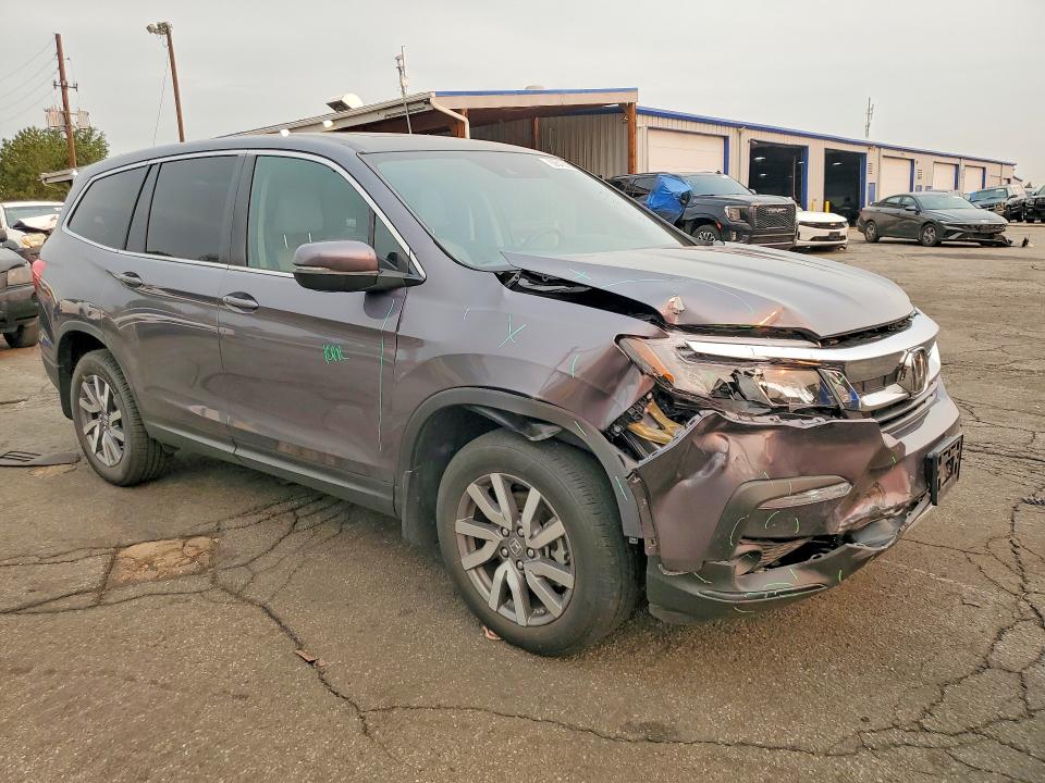 2020 Honda Pilot VIN 5FNYF6H59LB032584 COPART salvage auction — FRONT END, Co - Public - Salvage Title, sold $14,500 on 2026-09-01 (photo 4)