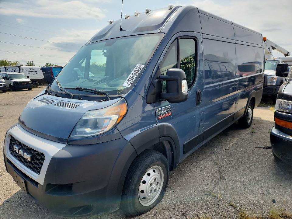 2020 Ram Promaster 3500 VIN 3C6URVJGXLE145372 — COPART salvage auction photo