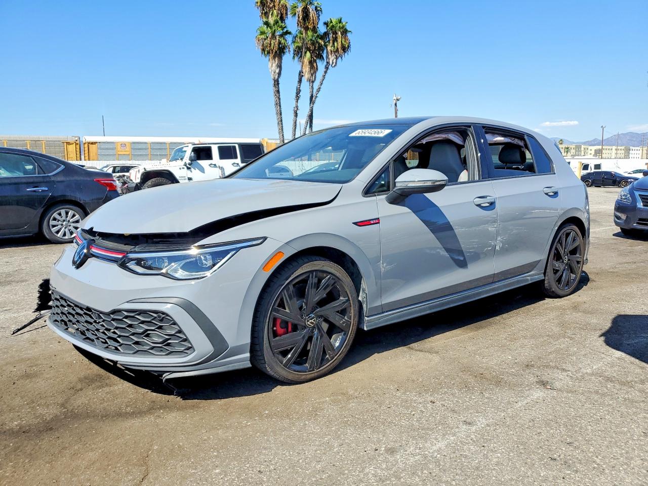 2022 Volkswagen GTI VIN WVW987CD9NW212567 — COPART salvage auction photo