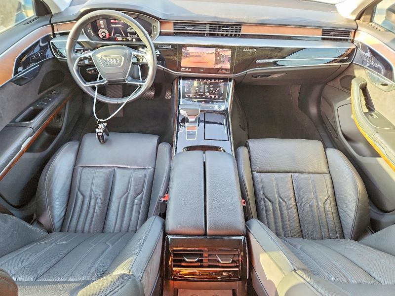 2019 Audi A8 VIN WAU8DAF83KN015749 COPART salvage auction — WATER/FLOOD, TX, sold $12,000 on 2026-10-08 (photo 8)