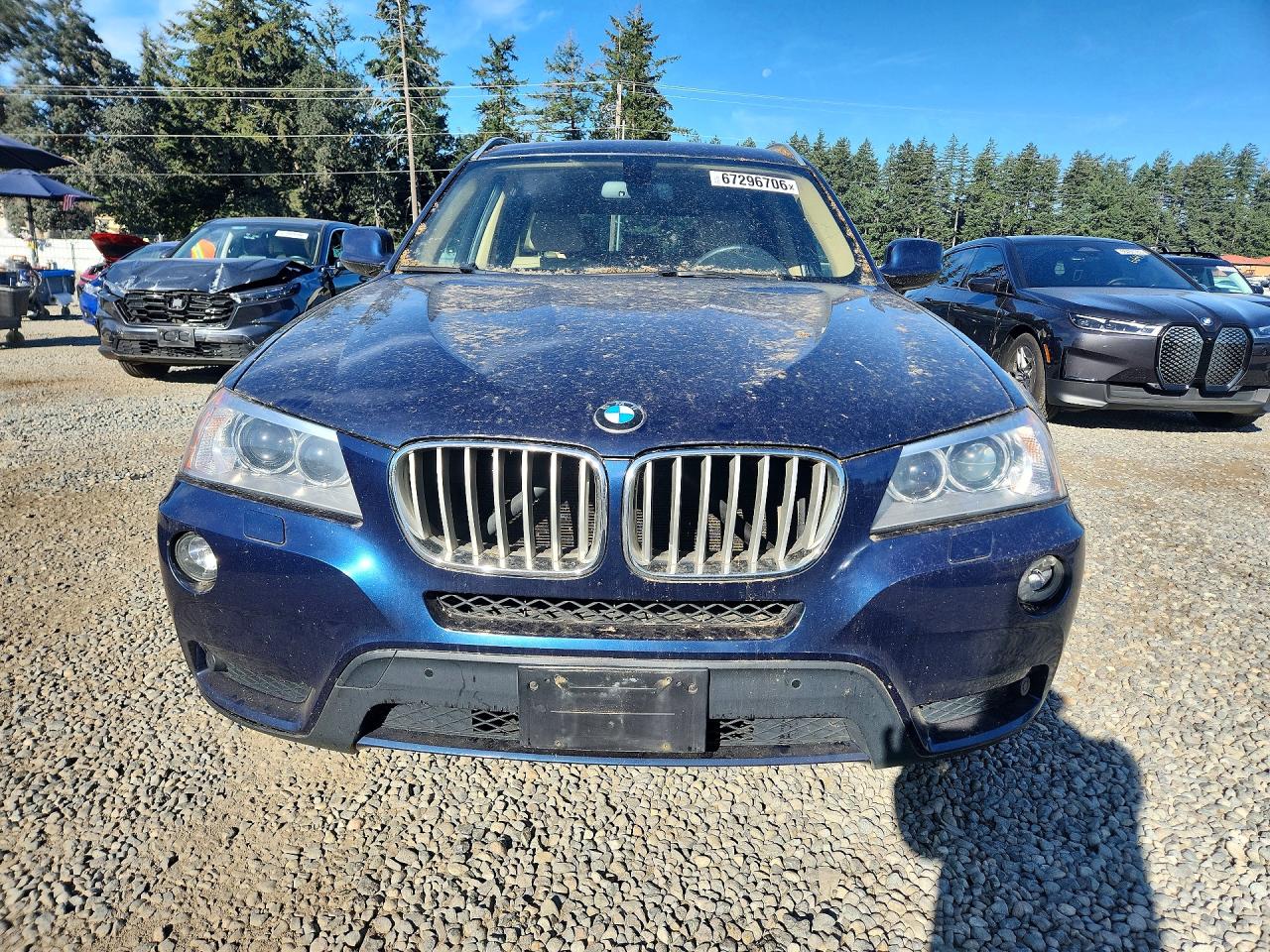 2014 BMW X3 VIN 5UXWX9C54E0D13448 COPART salvage auction — Mechanical, Ct - Clean Title, sold $800 on 2026-09-18 (photo 5)