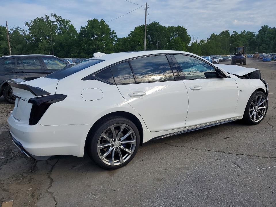 2023 Cadillac Ct5 VIN 1G6DU5RK1P0118093 COPART salvage auction — FRONT END, Ny - Mv-907A Salvage Certificate, sold $9,200 on 2026-09-03 (photo 3)