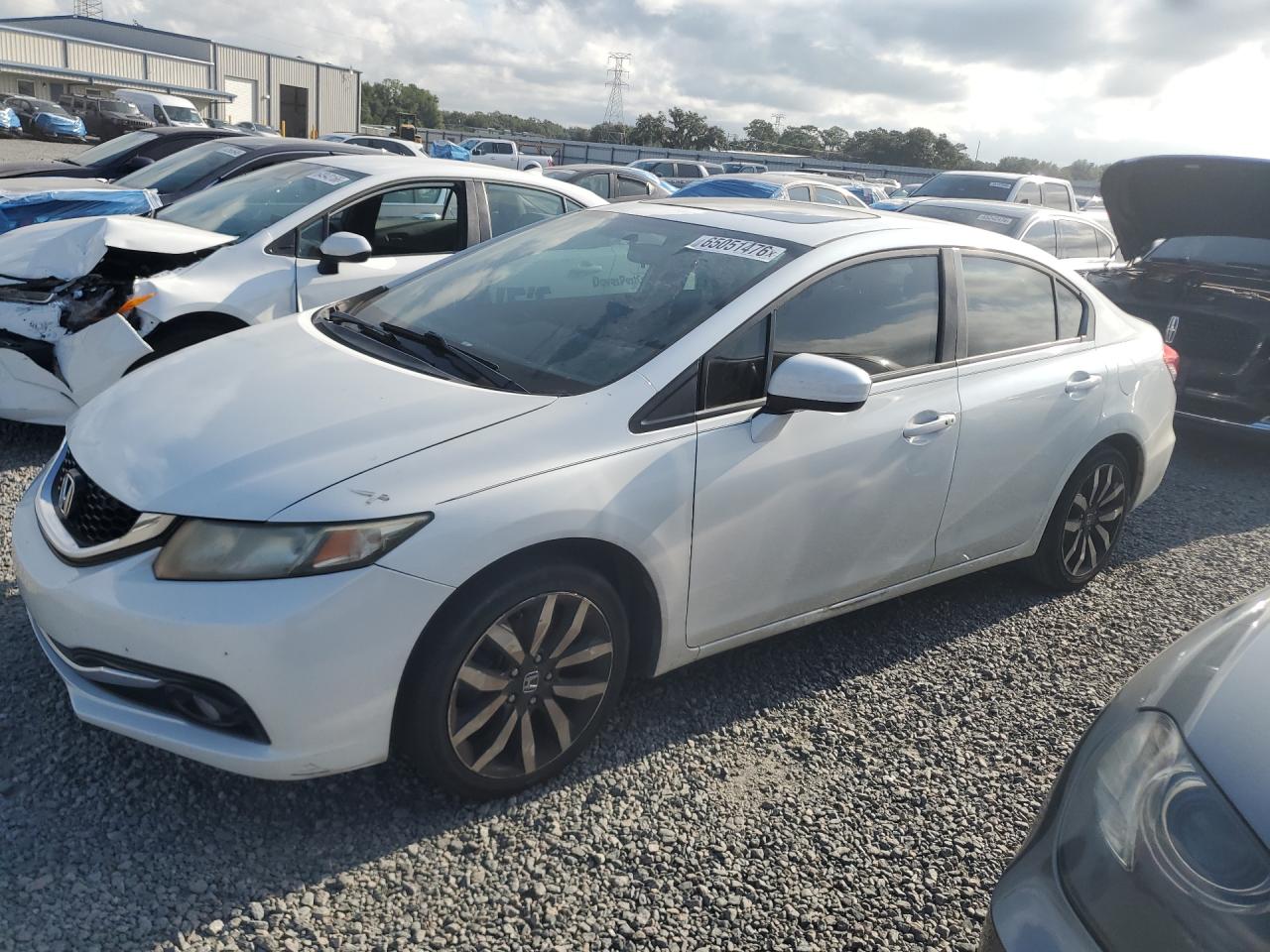 2015 Honda Civic VIN 19XFB2F95FE079378 COPART salvage auction — Minor Dent/Scratches, FL - CERTIFICATE OF TITLE (P), sold $4,300 on 2026-09-15 (photo 1)