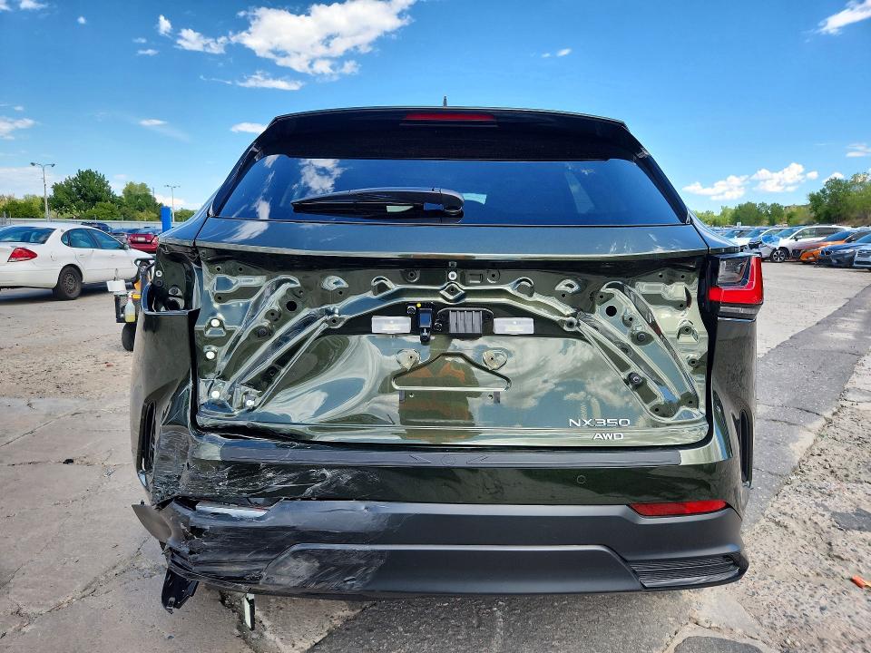 2025 Lexus Nx VIN 2T2HGCEZ2SC077352 COPART salvage auction — REAR END, Co - Salvage Title, sold $27,500 on 2026-09-21 (photo 6)