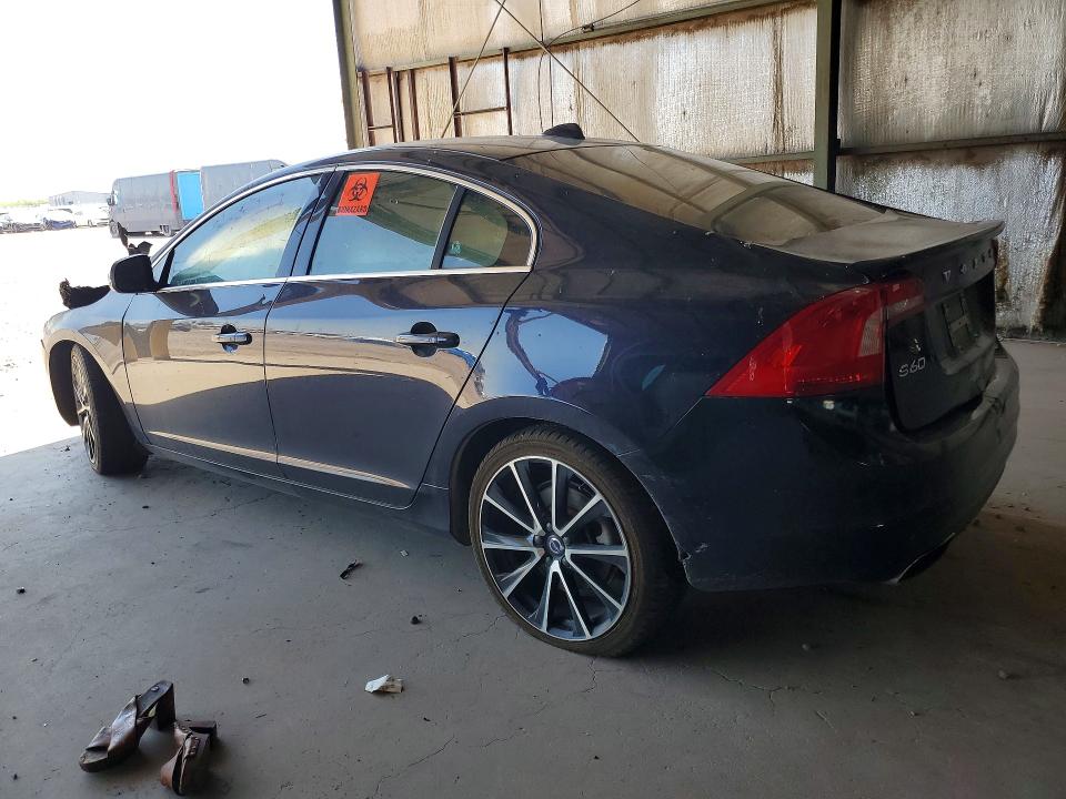 2016 Volvo S60 VIN YV126MFK8G2392838 COPART salvage auction — ENGINE BURN, AZ - CERT OF TITLE - SALVAGE, sold $200 on 2026-09-02 (photo 2)