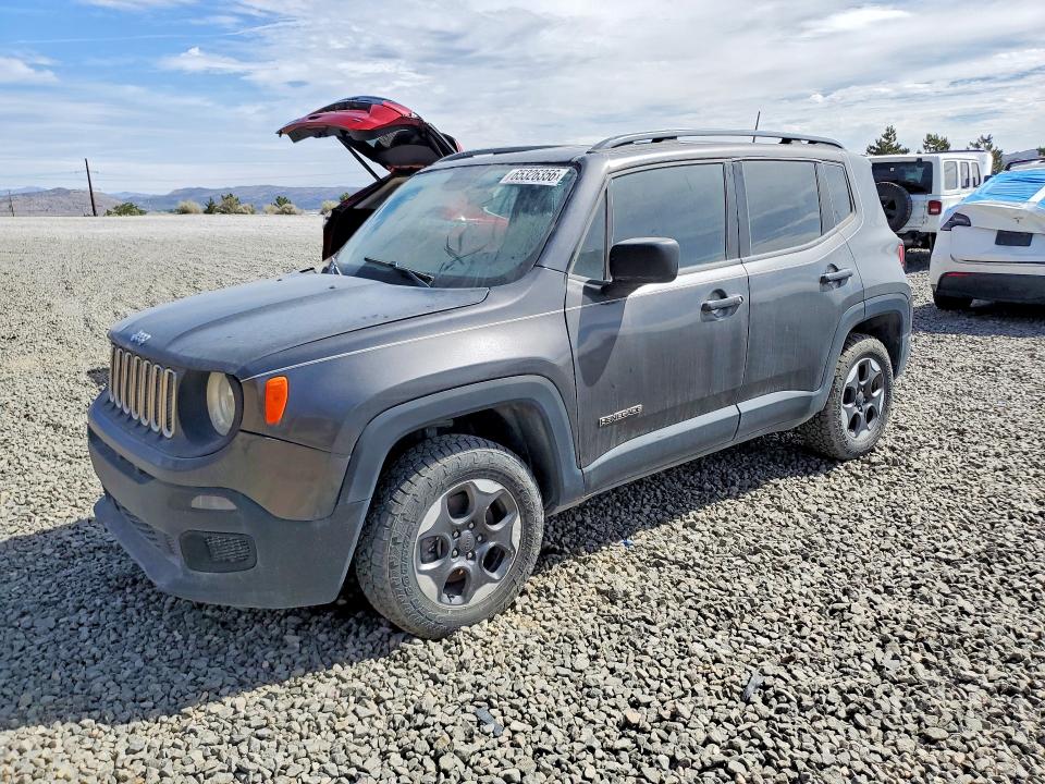 2017 Jeep Renegade VIN ZACCJBAB0HPG55819 COPART salvage auction — MINOR DENT/SCRATCHES, NV - CERTIFICATE OF TITLE, sold $1,300 on 2026-08-20 (photo 1)