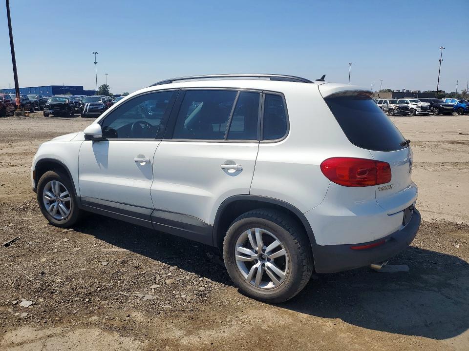 2016 Volkswagen Tiguan VIN WVGBV7AX2GW557218 COPART salvage auction — FRONT END, Salvage Title, sold $1,700 on 2026-08-14 (photo 2)