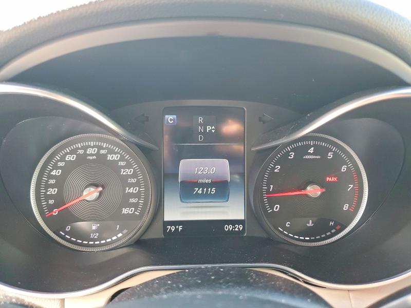 2018 Mercedes-benz C-klasse VIN WDDWF4JB0JR359917 COPART salvage auction — REAR END, Ga - Cert Of Title-Salvage, sold $8,100 on 2026-08-21 (photo 9)