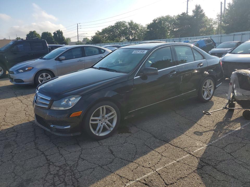 2013 Mercedes-benz VIN WDDGF8AB4DA835827 COPART salvage auction — FRONT END, OH - CERTIFICATE OF TITLE, sold $850 on 2026-08-14 (photo 1)