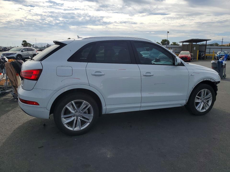2018 Audi Q3 VIN WA1BCCFS5JR005616 COPART salvage auction — FRONT END, Ca - Salvage Certificate, sold $2,450 on 2026-09-28 (photo 3)