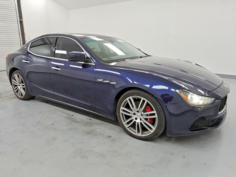 2016 Maserati Ghibli VIN ZAM57RTA2G1183833 COPART salvage auction — MECHANICAL, Tx - Certificate Of Title, sold $1,050 on 2026-08-18 (photo 4)