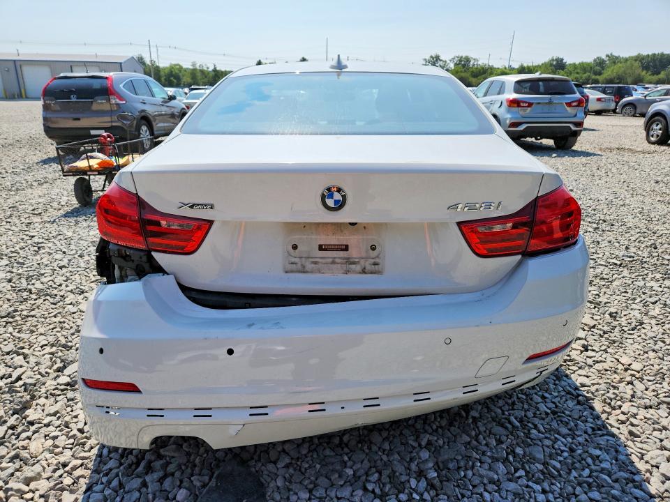 2014 BMW 4er VIN WBA3N5C50EF716238 COPART salvage auction — WATER/FLOOD, Ma - Cert Of Title-Reconstrctd Coll, sold $750 on 2026-08-20 (photo 6)