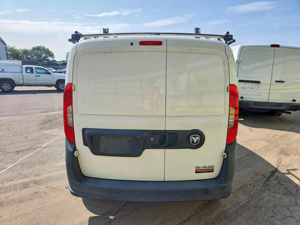 2021 Ram Promaster city VIN ZFBHRFAB7M6T36519 COPART salvage auction — FRONT END, Ny - Certificate Of Title, sold $3,250 on 2026-08-18 (photo 6)