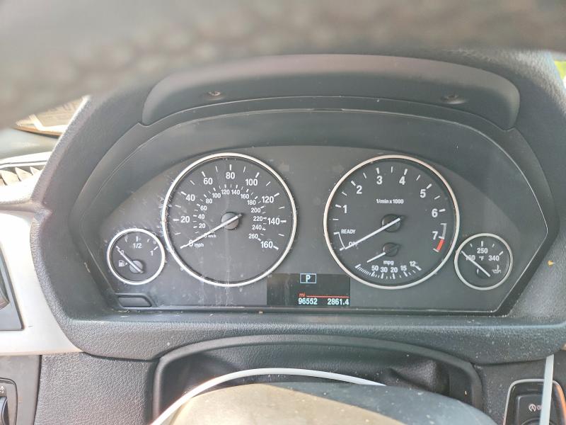 2014 BMW 3 series VIN WBA3C3C57EF985167 COPART salvage auction — WATER/FLOOD, CT - CERT OF TITLE-SALVAGE, sold $525 on 2026-08-14 (photo 9)
