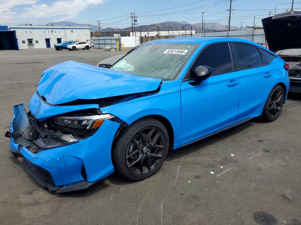 2025 Honda Civic VIN 19XFL2H80SE003322 — COPART salvage auction photo
