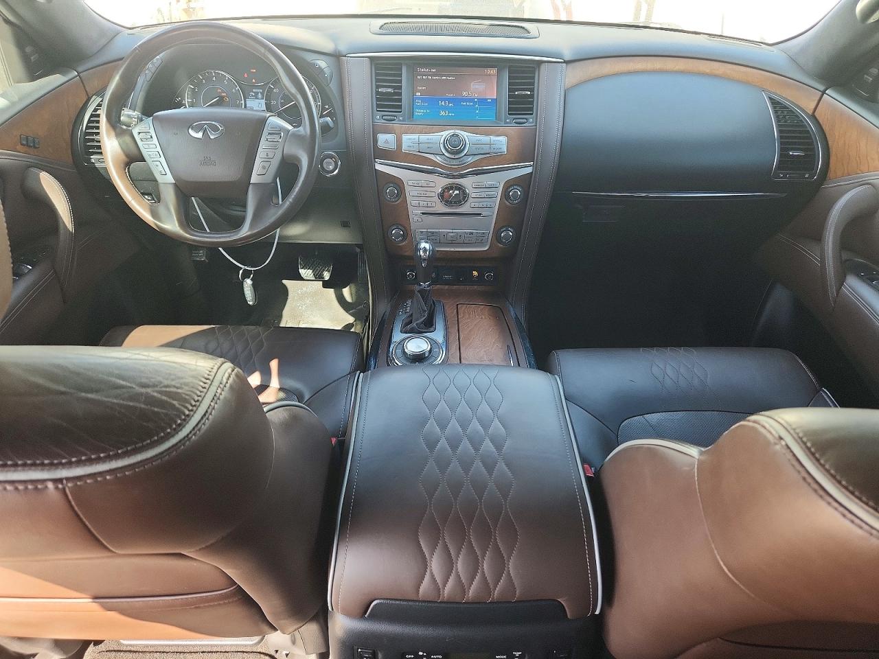2015 Infiniti Qx80 VIN JN8AZ2NE7F9086376 COPART salvage auction — Mechanical, Ct - Clean Title, sold $1,700 on 2026-09-15 (photo 8)