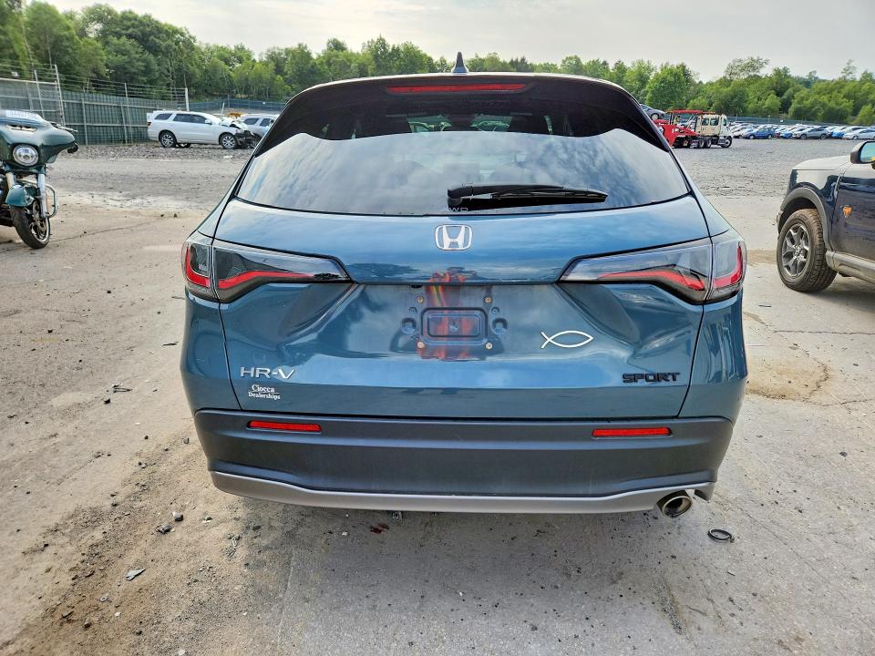2025 Honda Hr-v VIN 3CZRZ2H53SM778232 COPART salvage auction — FRONT END, Pa - Certificate Of Salvage, sold $7,800 on 2026-08-19 (photo 6)