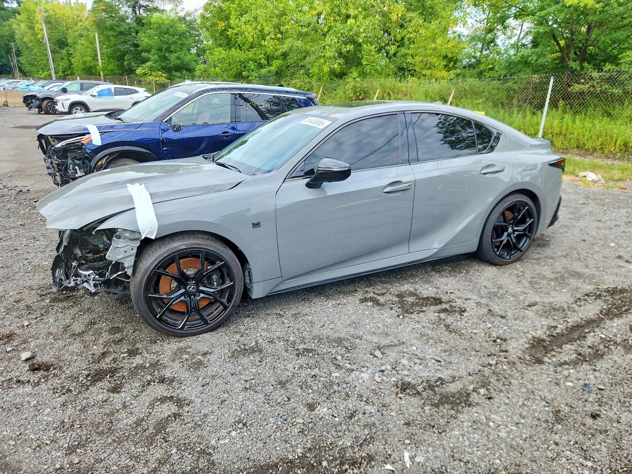 2025 Lexus IS 500 VIN JTHAP1D20S5007438 — COPART salvage auction photo