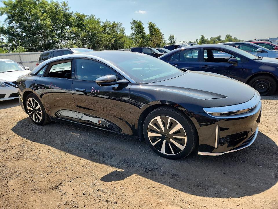 2023 Lucid Air VIN 50EA1TEA7PA001053 COPART salvage auction — REAR END, Il - Salvage Certificate, sold $14,200 on 2026-09-22 (photo 4)