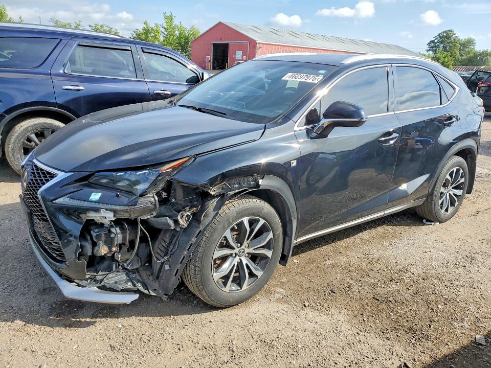 2016 Lexus Nx 200t VIN JTJBARBZ8G2075529 — COPART salvage auction photo