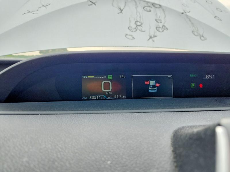2021 Toyota Prius VIN JTDKAMFU3M3140393 COPART salvage auction — HAIL, Wi - Cert Of Title-Claim Paid, sold $9,000 on 2026-08-18 (photo 9)