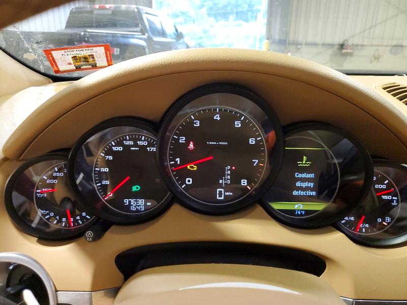2011 Porsche Cayenne VIN WP1AA2A26BLA04311 COPART salvage auction — MECHANICAL, NJ - CERTIFICATE OF TITLE, sold $500 on 2026-08-19 (photo 9)