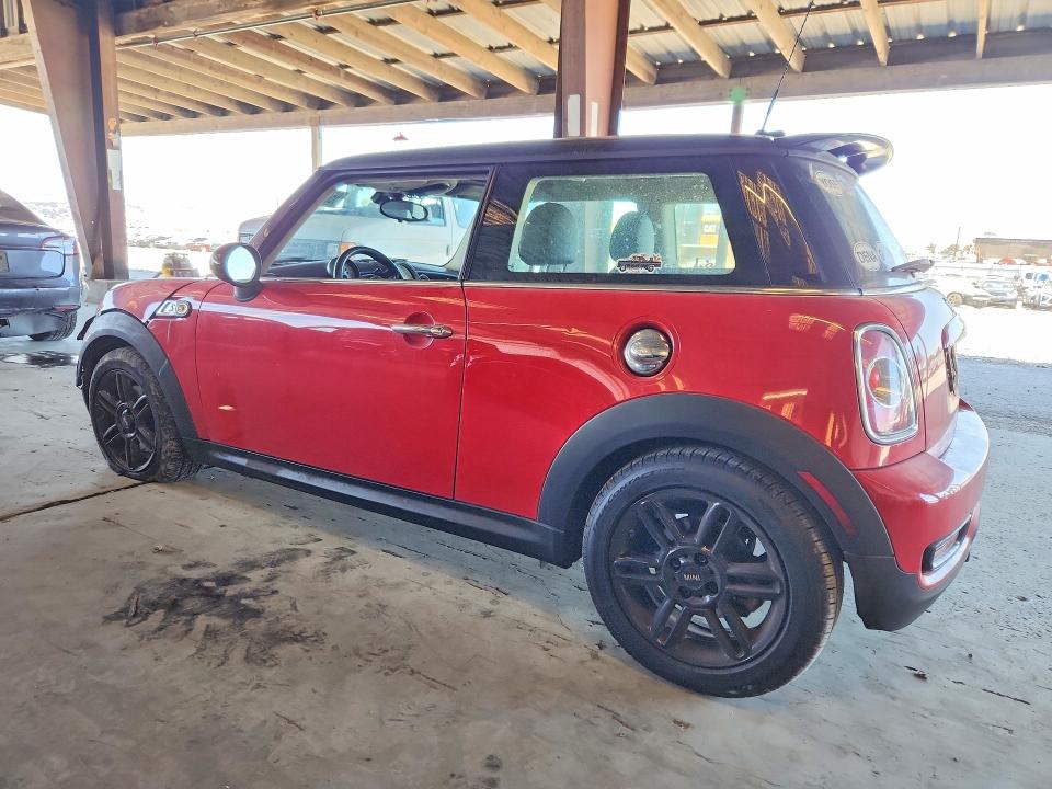 2013 Mini Cooper VIN WMWSV3C54DT395448 COPART salvage auction — FRONT END, Ca - Salvage Certificate, sold $750 on 2026-09-03 (photo 2)