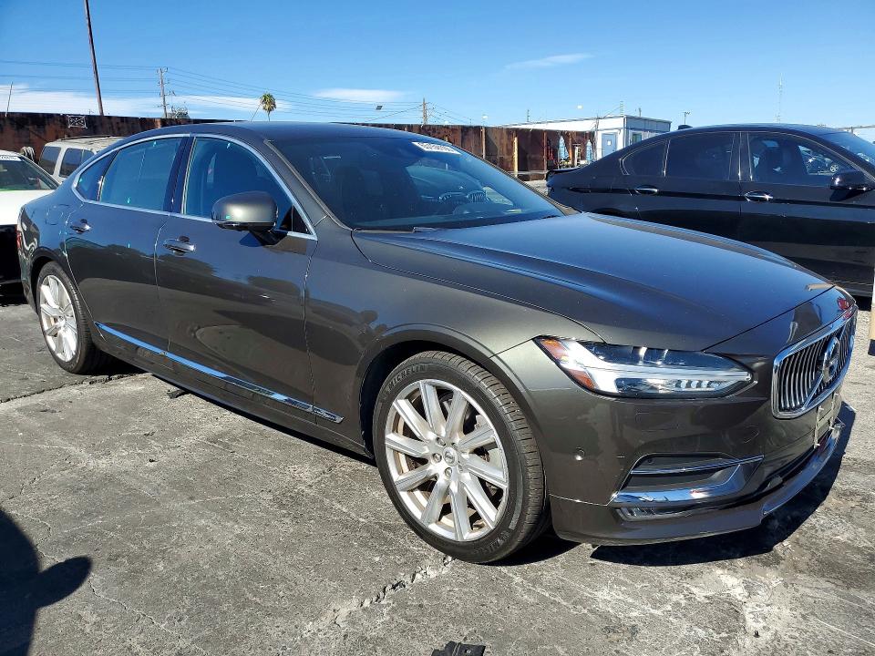 2020 Volvo S90 VIN LVYA22ML2LP175613 COPART salvage auction — SIDE, Ca - Salvage Certificate, sold $12,600 on 2026-09-11 (photo 4)