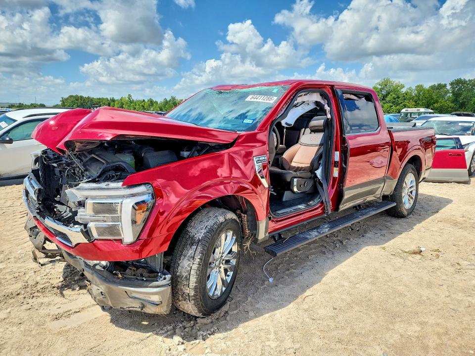 2025 Ford F-150 lightning VIN 1FTFW6LD3SFC03412 — COPART salvage auction photo