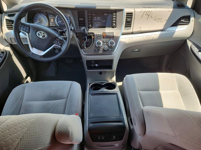 2018 Toyota Sienna VIN 5TDKZ3DC4JS908082 COPART salvage auction — FRONT END, CA - SALVAGE CERTIFICATE, sold $4,000 on 2026-08-27 (photo 8)