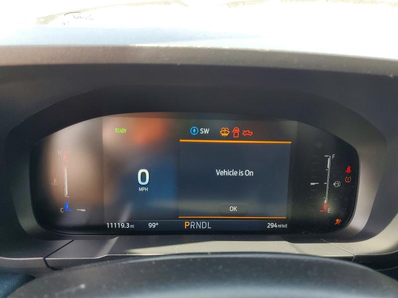 2025 Ford Maverick VIN 3FTTW8A30SRB56139 COPART salvage auction — FRONT END, Salvage Title, sold $10,800 on 2026-08-31 (photo 9)