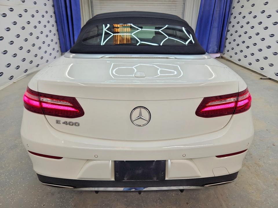 2018 Mercedes-benz E-class VIN WDD1K6FBXJF055781 COPART salvage auction — WATER/FLOOD, TX - CERT OF TITLE-REBLT SLVG FLOOD, sold $13,600 on 2026-08-18 (photo 6)