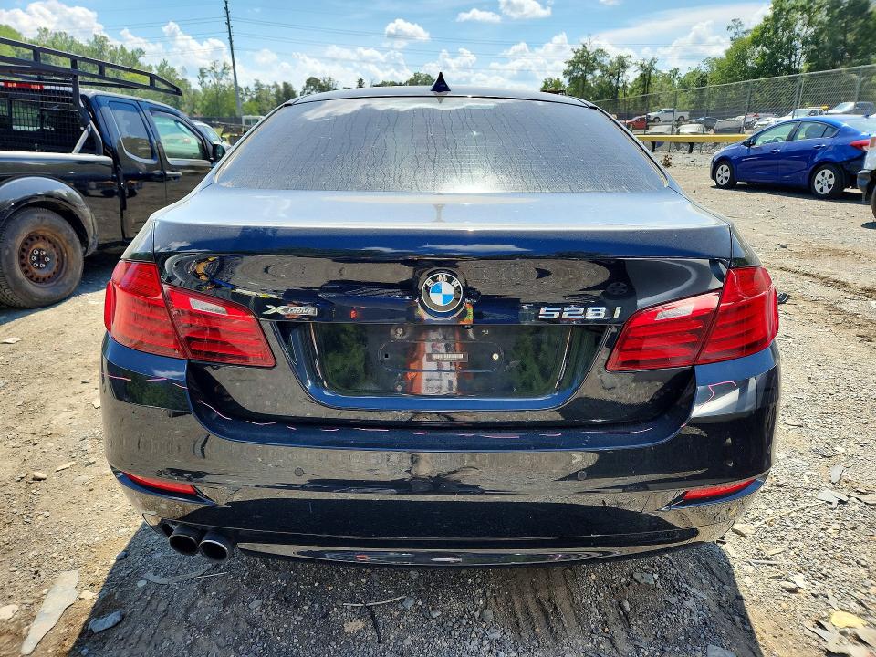 2014 BMW 5er VIN WBA5A7C56ED618438 COPART salvage auction — FRONT END, Md - Cert Of Salvage > 75% Damage, sold $2,000 on 2026-08-21 (photo 6)