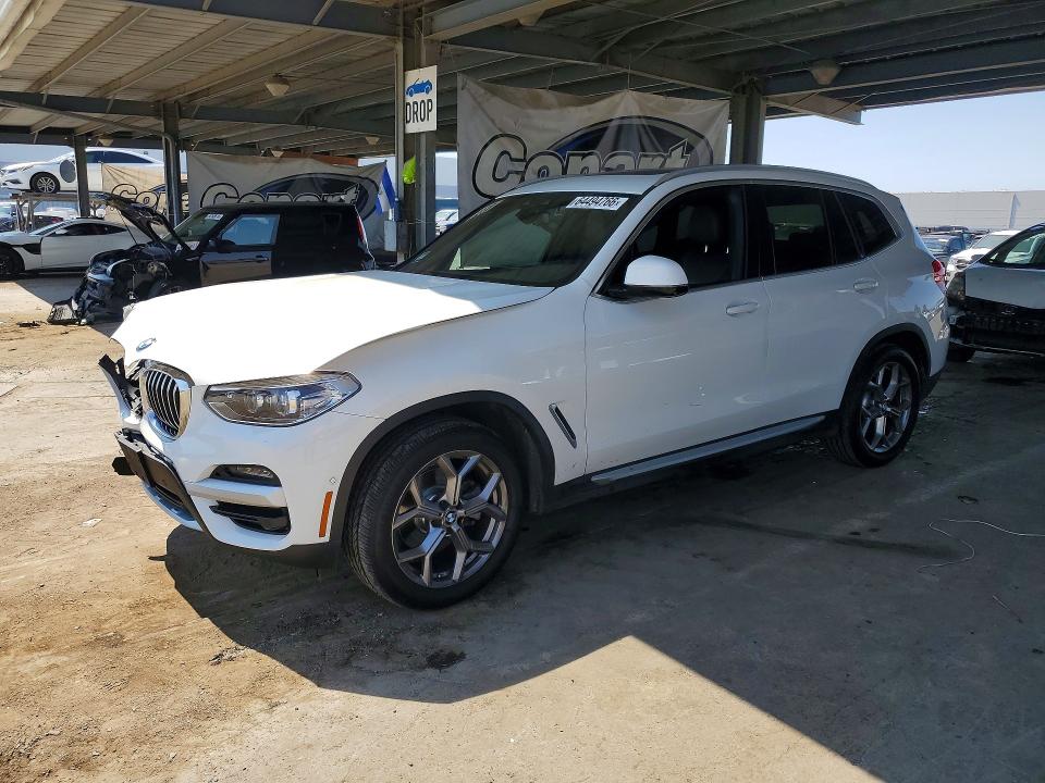 2020 BMW X3 VIN 5UXTY5C01LLT34330 — COPART salvage auction photo