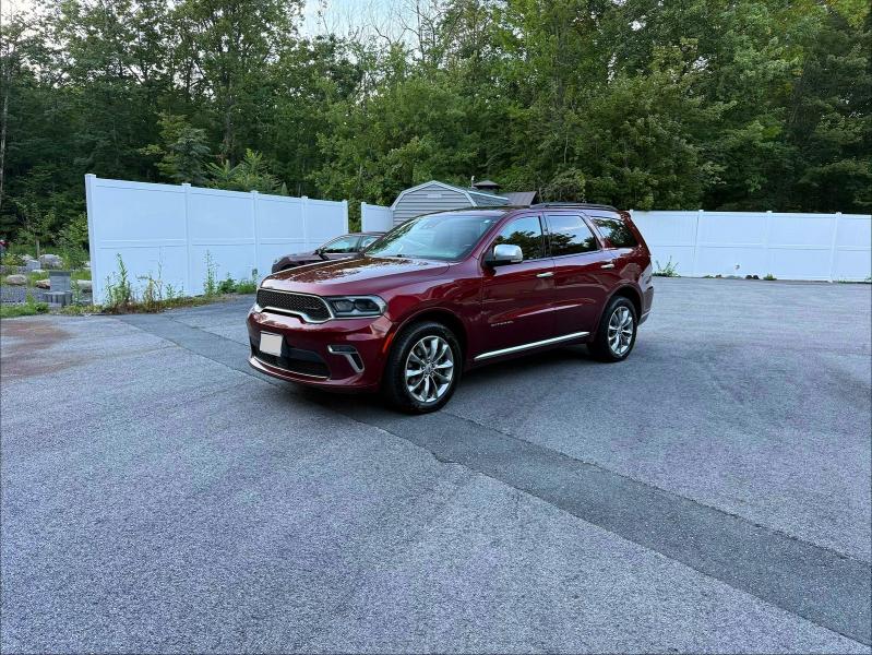 2021 Dodge Durango VIN 1C4RDJEG7MC764696 COPART salvage auction — NORMAL WEAR, NH - CERTIFICATE OF TITLE (P), sold $10,400 on 2026-09-23 (photo 2)