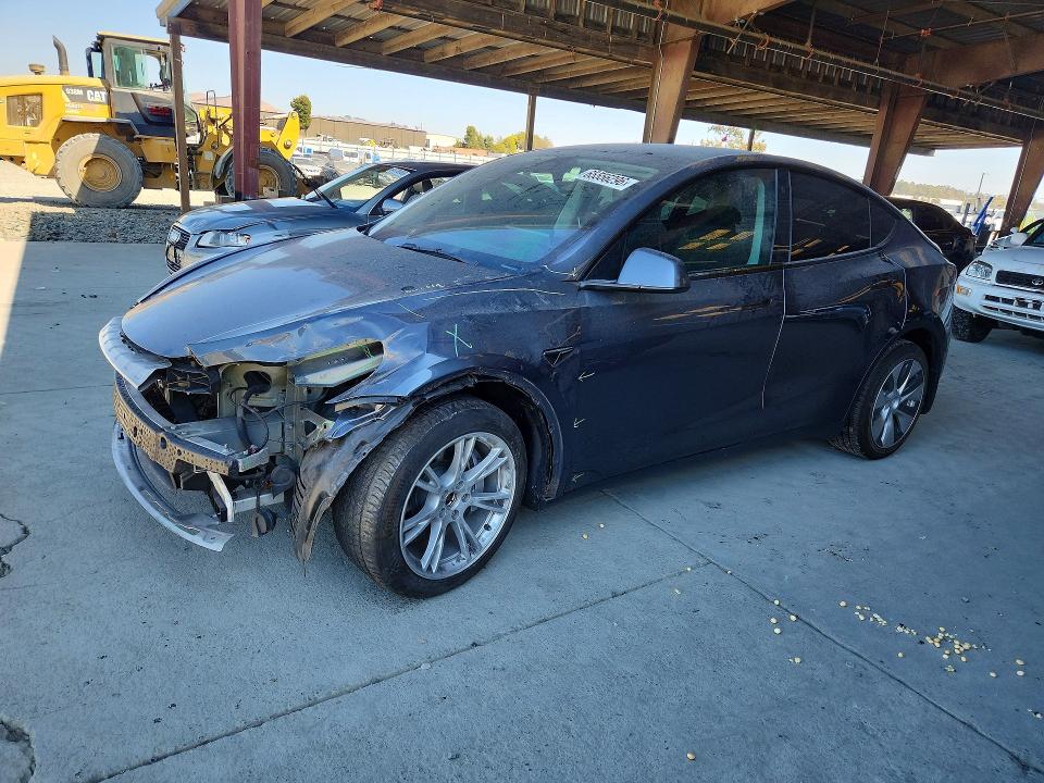 2022 Tesla Model y VIN 7SAYGDEE3NF439697 — COPART salvage auction photo