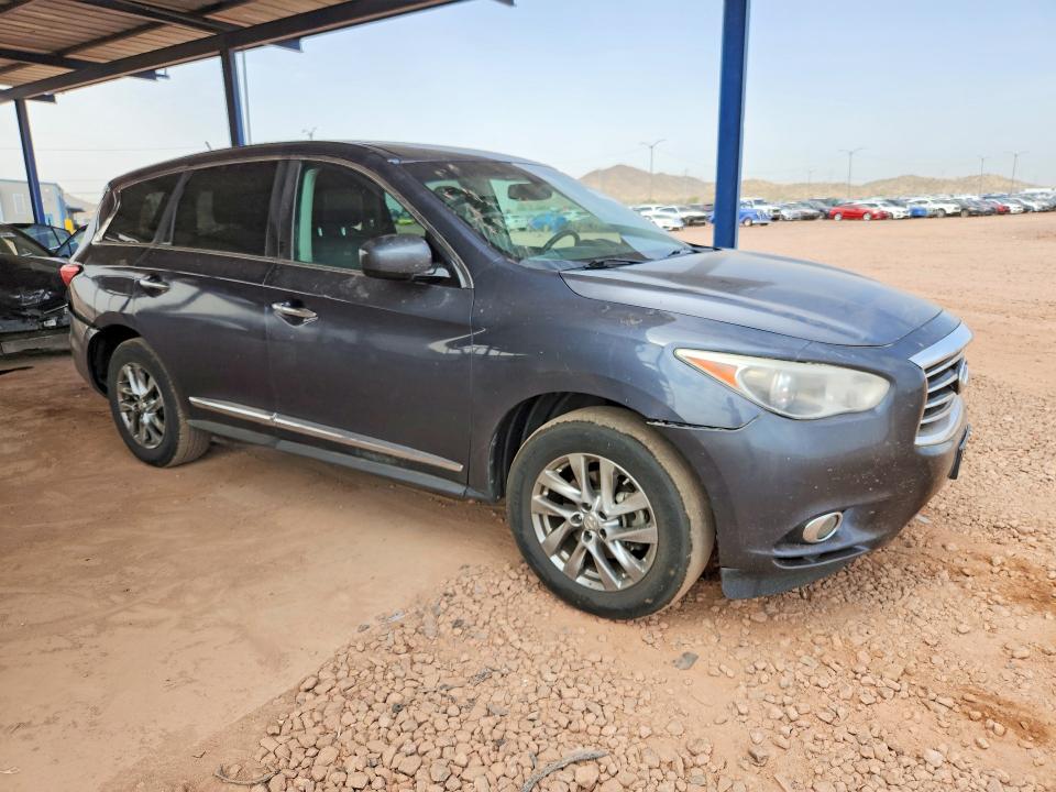 2014 Infiniti Qx60 VIN 5N1AL0MM0EC510309 COPART salvage auction — REAR END, Az - Cert Of Title - Salvage, sold $175 on 2026-09-24 (photo 4)