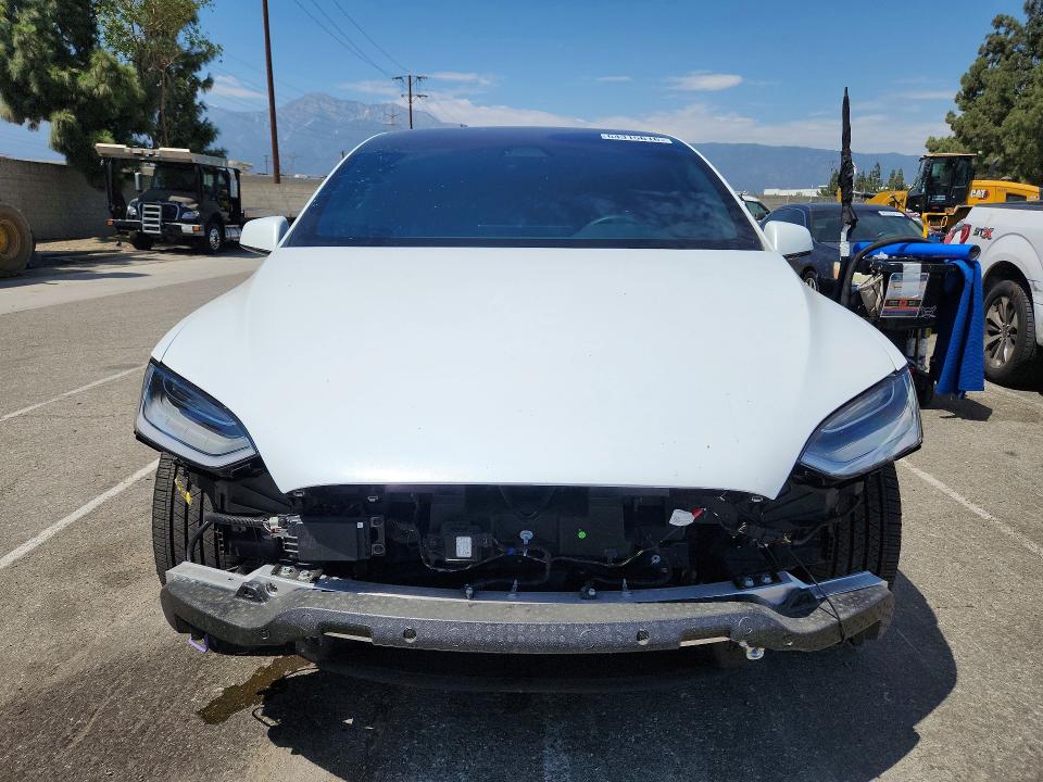 2023 Tesla Model x VIN 7SAXCBE55PF389271 COPART salvage auction — FRONT END, Ca - Salvage Certificate, sold $30,000 on 2026-09-15 (photo 5)