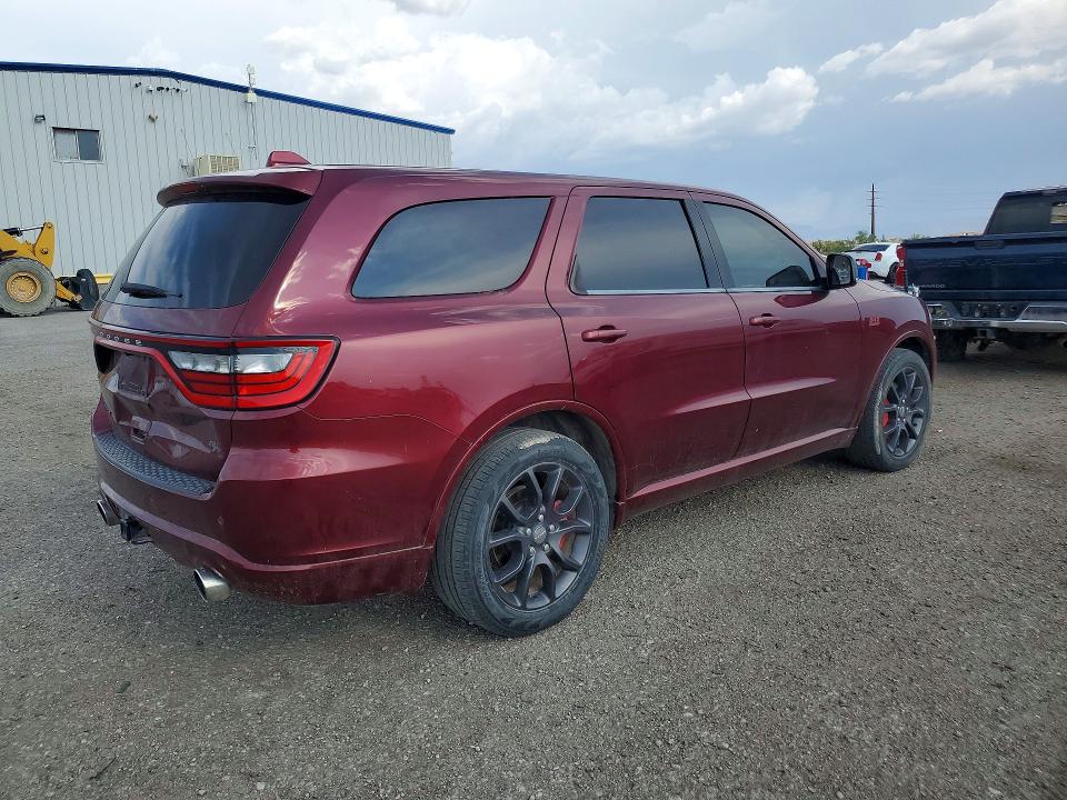 2018 Dodge Durango VIN 1C4SDHCT3JC290106 COPART salvage auction — REAR END, Az - Cert Of Title - Salvage, sold $8,600 on 2026-08-21 (photo 3)