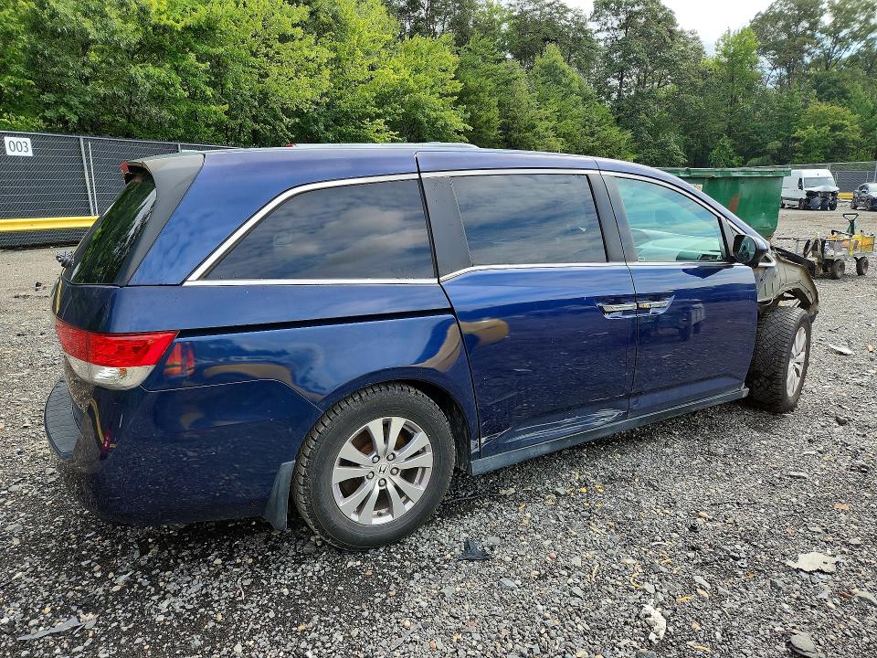 2014 Honda Odyssey VIN 5FNRL5H41EB077634 COPART salvage auction — FRONT END, MD - CERT OF SALVAGE > 75% DAMAGE, sold $225 on 2026-09-04 (photo 3)